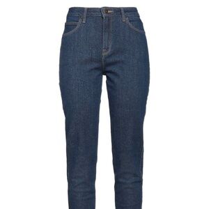 Lee high waist slim fit stretch jeans, model Scarlet 31x30 dark wash New